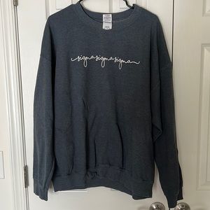 Sigma Sigma Sigma pull over sweatshirt